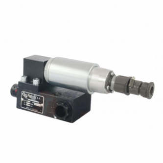 Electrically operated overflow valve